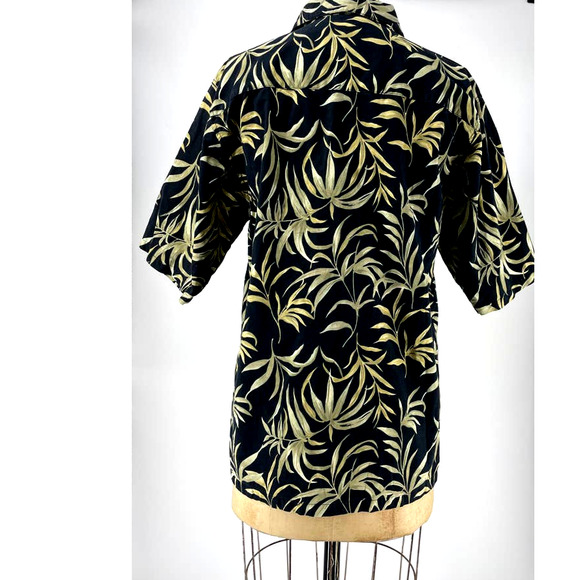 OP Sport Mens Vintage Hawaiian Casual Button Front Cotton Shirt Size Small - Picture 2 of 8